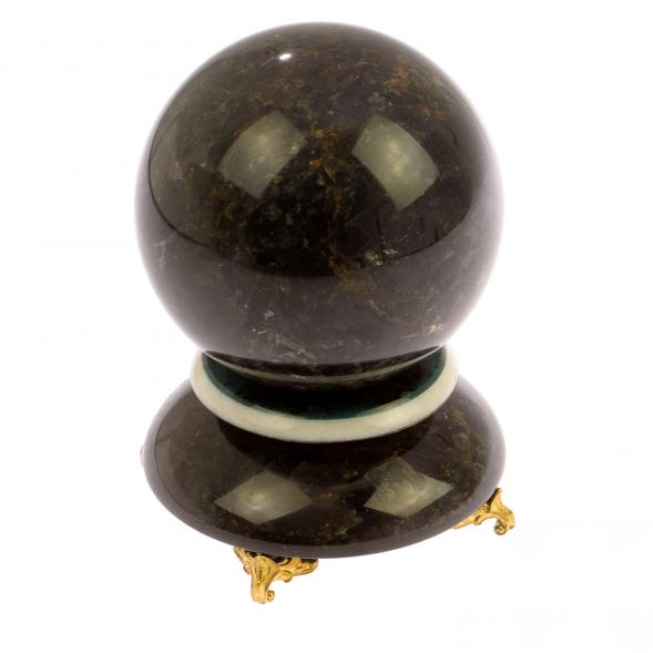 Шар из лабрадорита &amp;quot;Антистресс&amp;quot; 10 см на подставке 124945