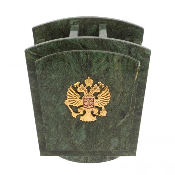 Органайзер для канцелярских принадлежностей из шабровского змеевика 126863