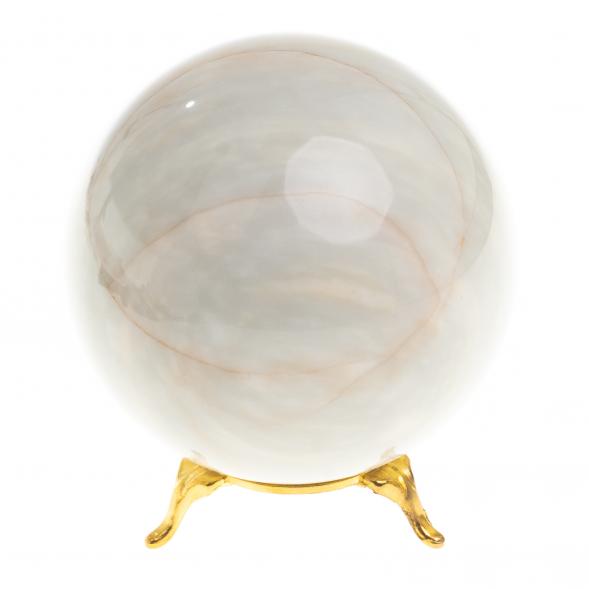 Шар из газганского мрамора 9 см 123179