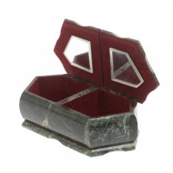 Шкатулка для украшений "Хозяйка медной горы / Две ящерицы" 20х10х7,5 см