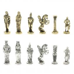 Шахматы подарочные &amp;quot;Александр Македонский&amp;quot; 36х36 см из змеевика