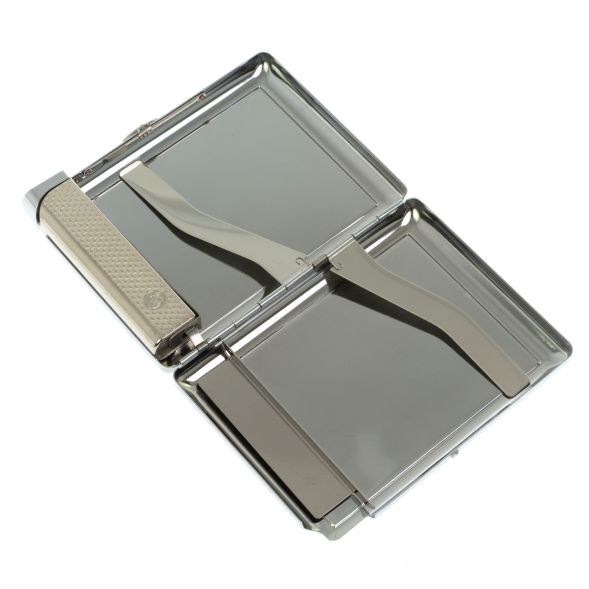 Портсигар на 20 сигарет с зажигалкой камень жадеит 129290