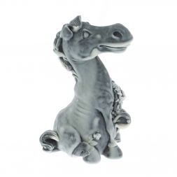 Статуэтка &amp;quot;Конь с букетом (шарж)&amp;quot; из мрамолита