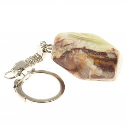 Брелок из оникса "Бриллиант" 3х2х2 см