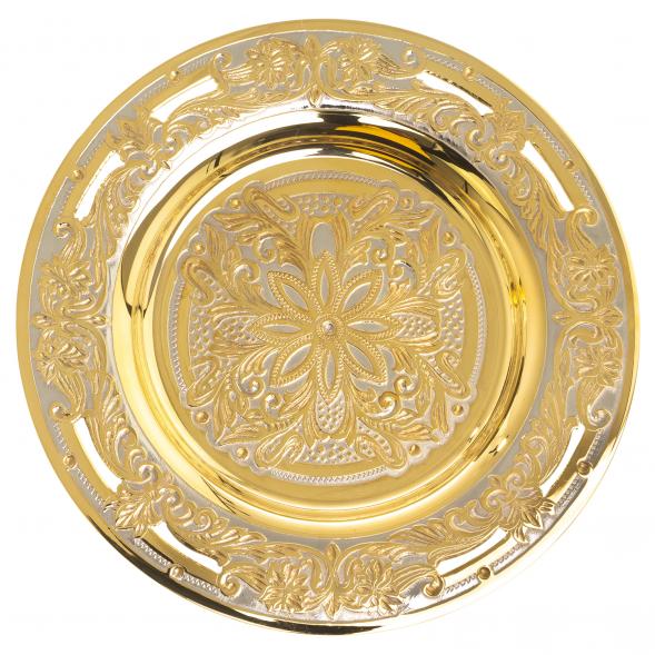 Водочный набор &amp;quot;На посошок&amp;quot; рюмка и тарелка Златоуст 123992