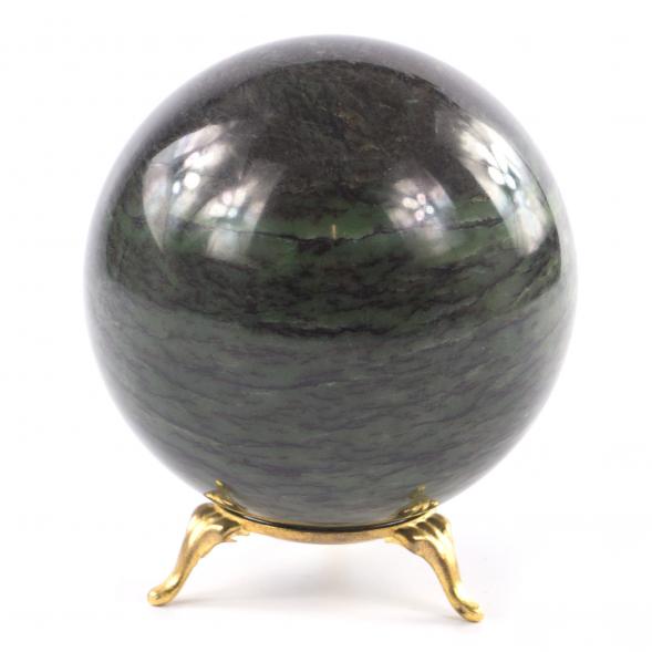 Шар 9 см нефрит уральский 121506