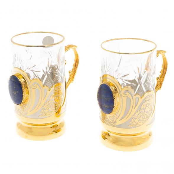 Набор чайный &amp;quot;Лазурит&amp;quot; в подарочной коробке Златоуст 129766