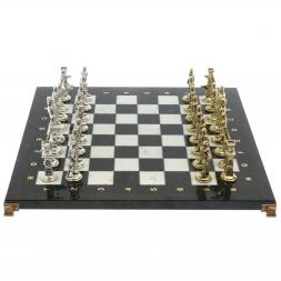 Шахматы &amp;quot;Великая Отечественная война&amp;quot; доска 40х40 см мрамор змеевик