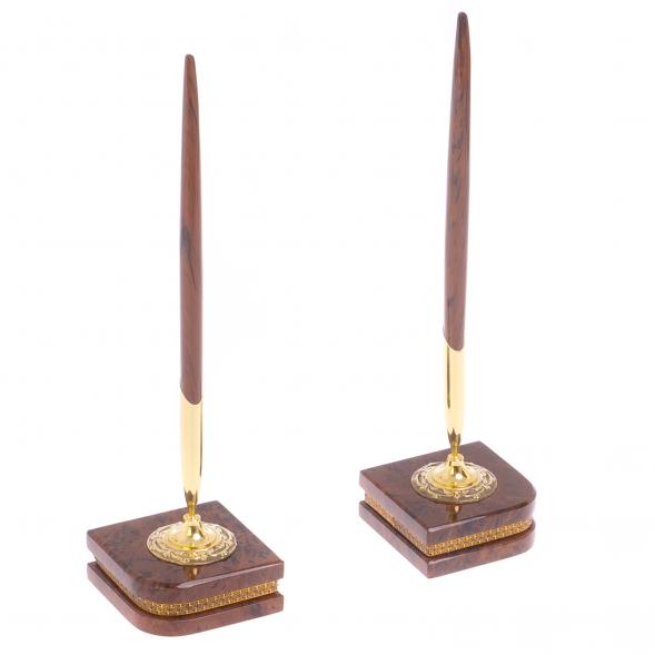 Настольный набор руководителя &amp;quot;Версаль&amp;quot; обсидиан 125840