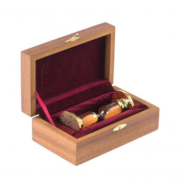 Сувенирные песочные часы на 3 минуты из Златоуста