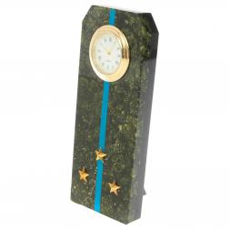 Часы &amp;quot;Погон старший лейтенант ВВС, ВКС, ВДВ&amp;quot; серпентинит