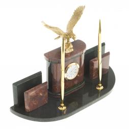 Настольный набор из лемезита &amp;quot;Орел&amp;quot;