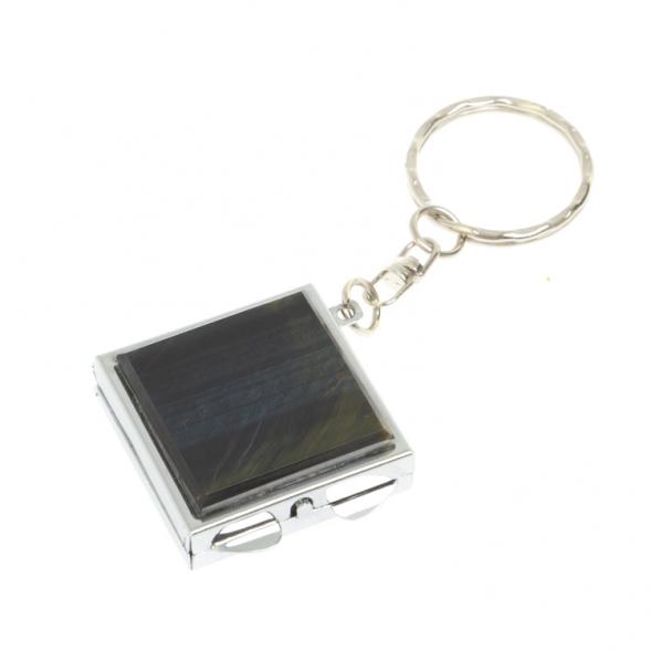 Складное зеркало брелок соколиный глаз квадратное 126976