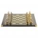 Шахматы &amp;quot;Средневековье&amp;quot; доска 44х44 см камень змеевик 119496