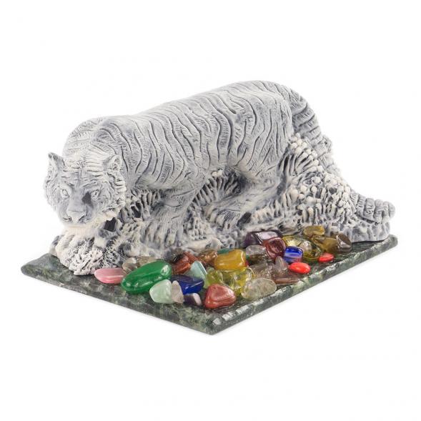 Сувенир фигурка &amp;quot;Амурский тигр большой&amp;quot; из мрамолита 119827