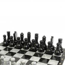 Шахматы &amp;quot;Традиционные&amp;quot; мрамор гранит 40х40 см