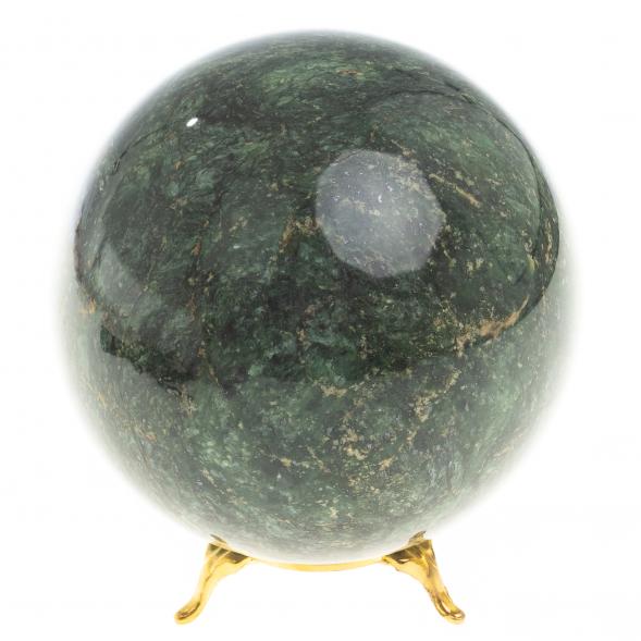 Шар из темно-зеленого змеевика 9,5 см 123185