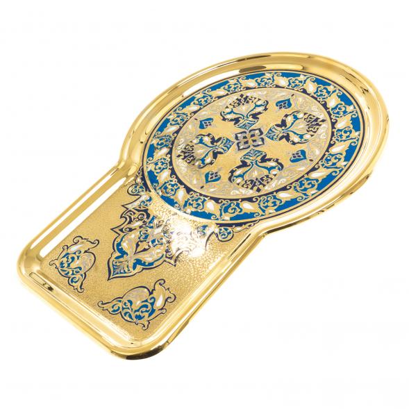 Самовар с сервизом на 6 персон &amp;quot;Лазуритовый&amp;quot; Златоуст 123369