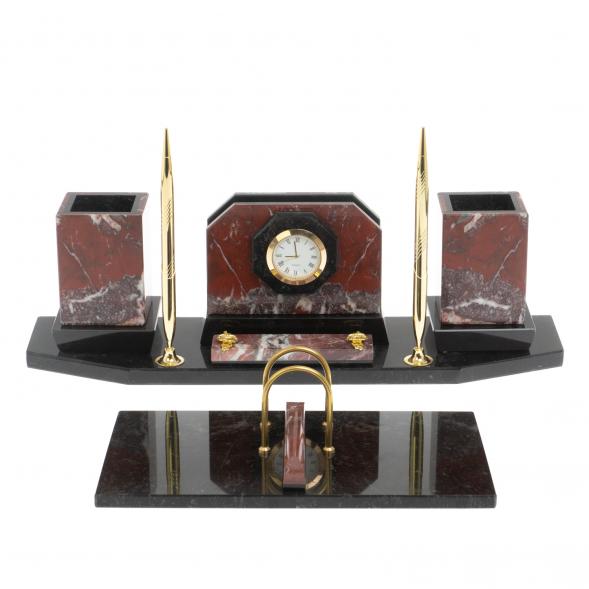 Настольный набор из натурального камня креноид 127053