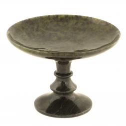 Фруктовница из нефрита 18,5х13 см