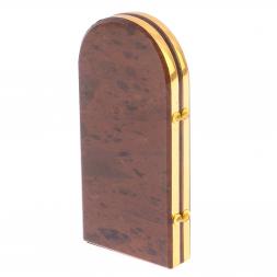 Икона складная &amp;quot;Семистрельная&amp;quot; арка средняя камень обсидиан