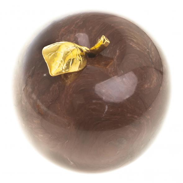 Сувенир &amp;quot;Яблоко&amp;quot; большое камень лемезит 8,5х9 см 123913