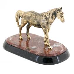 Статуэтка "Лошадка" из бронзы и креноида