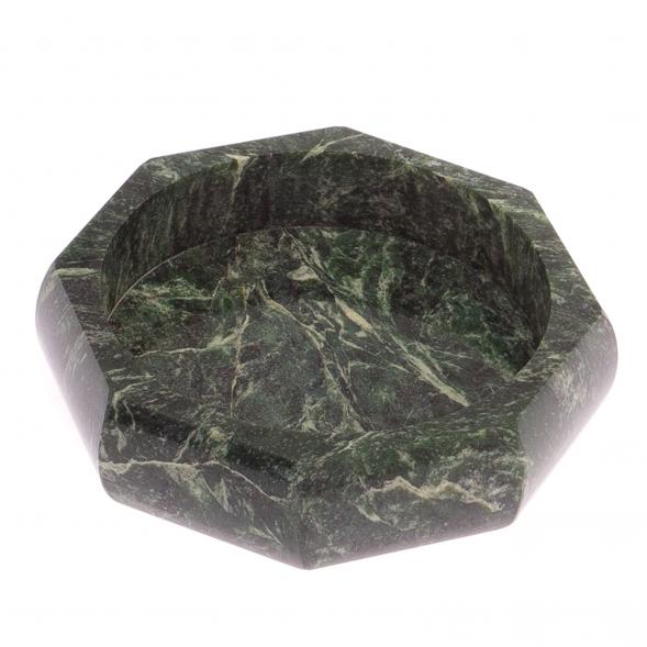 Пепельница восемь граней из змеевика 125462