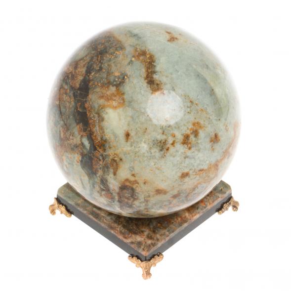 Шар на подставке из офиокальцита 13,5 см 126822