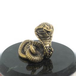 Шкатулка круглая &amp;quot;Кобра&amp;quot; из креноида