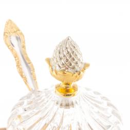 Медовница &amp;quot;Золотая белка&amp;quot; камень агат бронза Златоуст