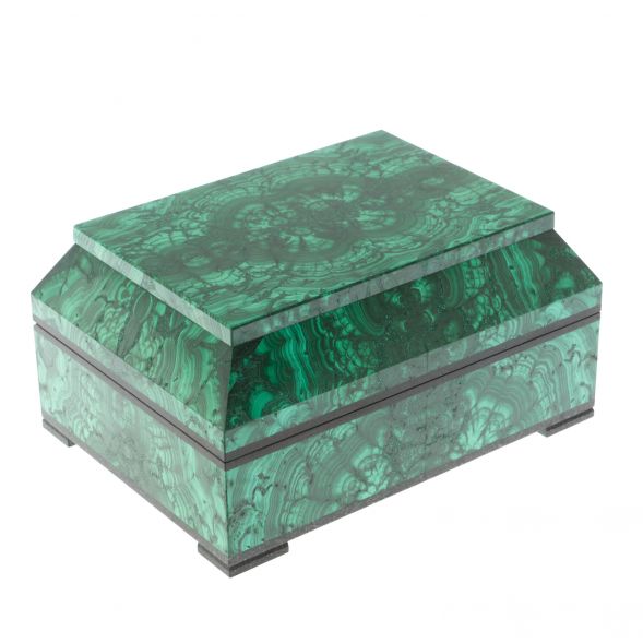 Малахитовый ларец 17х13х8,5 см 128694