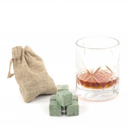 Камни для виски набор 6 кубиков из жадеита