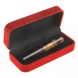 Зажим для галстука с камнем тигровый глаз