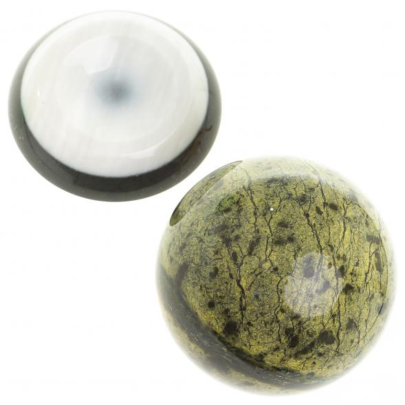 Шар &amp;quot;Антистресс&amp;quot; из змеевика 9 см на подставке 124089