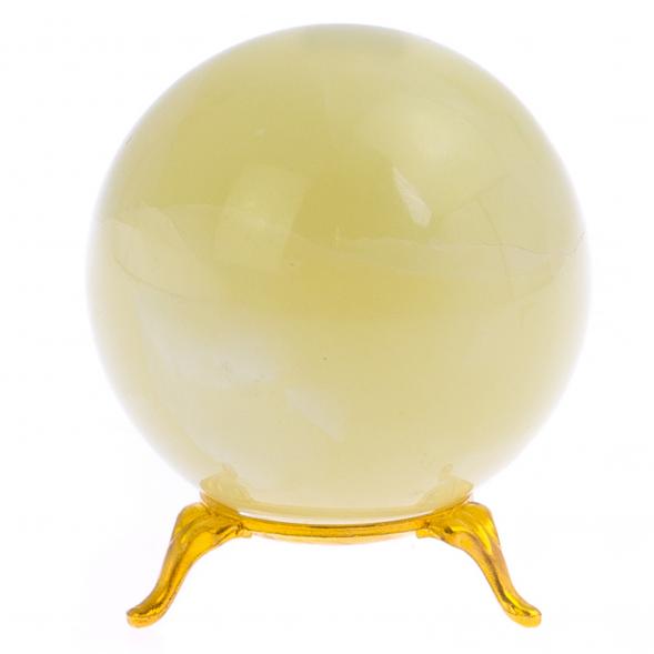 Шар из оникса светло-зеленого 7,5 см (3) 125617