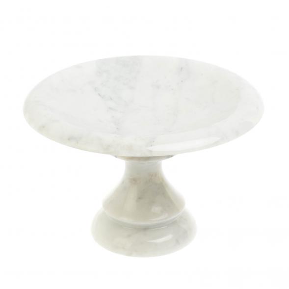 Ваза для фруктов из белого мрамора 22х22х15 см 127926