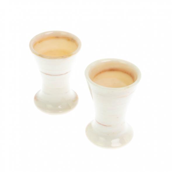 Набор стопок 2 шт для рома из газганского мрамора 5,3х7,5 см 129415