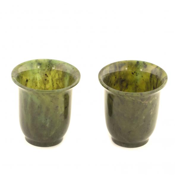 Пара чашек из нефрита для кофе 121233