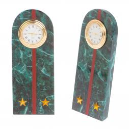 Часы &amp;quot;Погон лейтенант МВД&amp;quot; нового образца змеевик