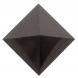 Пирамида из черного змеевика 8х8х7 см 126367
