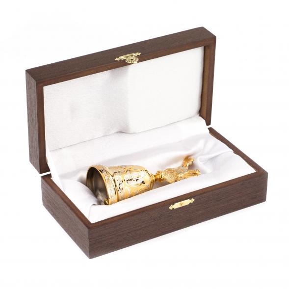 Колокольчик &amp;quot;Двуглавый орел&amp;quot; бронза Златоуст 119674