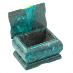 Шкатулка с росписью на крышке &amp;quot;Рассвет&amp;quot; 8х6х5,5 см