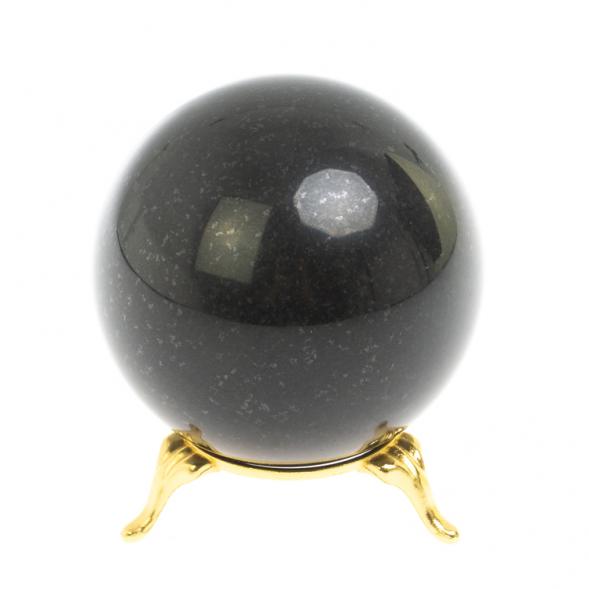 Шар диаметром 7 см из камня базальт 127694