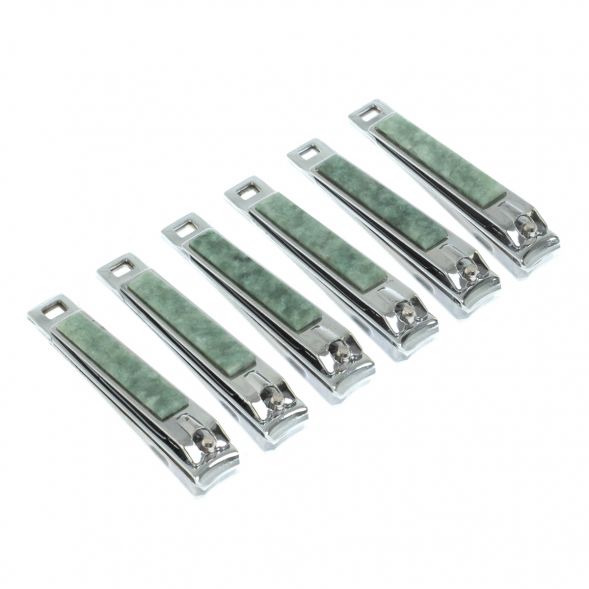 Кусачки для ногтей камень жадеит 129223