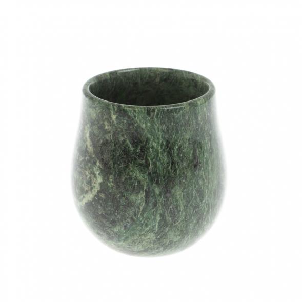 Коньячный бокал из шабровского змеевика 6х6х6 см 129416