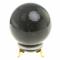 Шар из черного мрамора 9 см на подставке