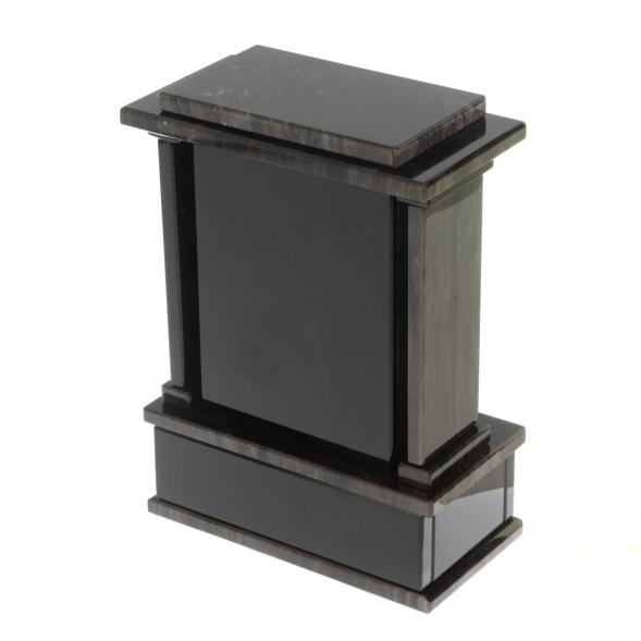 Настольные часы из черного обсидиана 127058