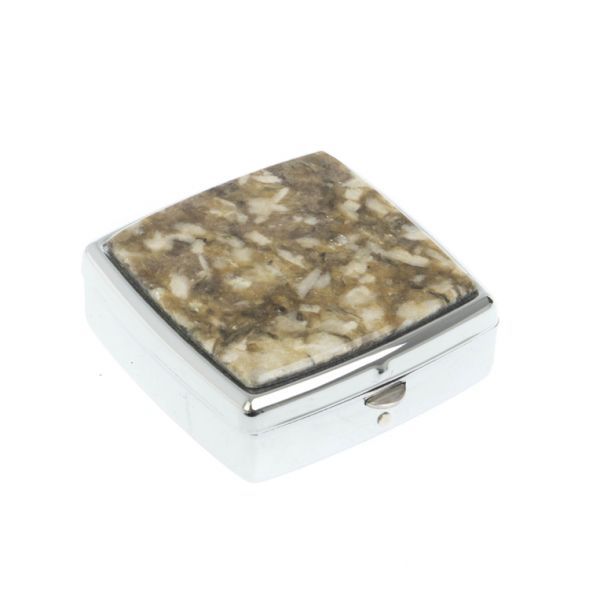 Таблетница на 2 отсека камень жельбертит 127851