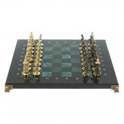 Шахматы &amp;quot;Турецкие&amp;quot; доска 32х32 см шабровский змеевик